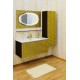 Комплект мебели для ванной Sanflor Белла 100 шоколад