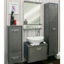 Комплект мебели для ванной Sanflor Румба 60 венге, патина серебро