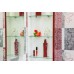 Комплект мебели для ванной Sanflor Санфлор 100 красный, патина белая